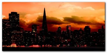 San Francisco Skyline plakat obraz 100x50cm - Wizard+Genius
