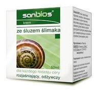 Sanbios, krem z wyciągiem ze śluzu ślimaka, 50 ml