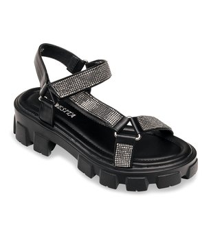 Sandałki damskie, Shoesita K-8053, czarne, rozmiar 38 - SHOESITA