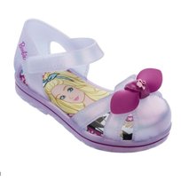Sandałki dziecięce Ipanema Barbie Gloss dla dziewczynki perłowe na lato Ipanema