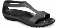SANDAŁY DAMSKIE CROCS SERENA KLAPKI CZARNE R.36,5 Crocs