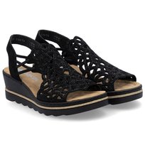 Sandały damskie Rieker 67465-00 BLACK 37 Rieker
