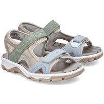 Sandały damskie Rieker 68866-94 MULTI R.38 Rieker