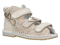 Sandały dziecięce dziewczęce profilaktyczne Bartek 8550064 skórzane-27