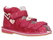 Sandały dziecięce dziewczęce profilaktyczne Bartek 8550065 skórzane-29