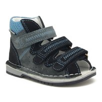 Sandały dziecięce profilaktyczne Bartek 8920060 skórzane chłopięce-28