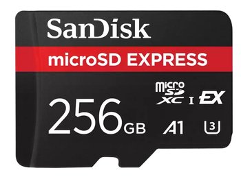 SanDisk Express microSD 256GB SDSQXFN-256G-GN4NN, R 880MB/s, W 650MB/s, Sustained Write 210MB/s, U3, C10 - SanDisk