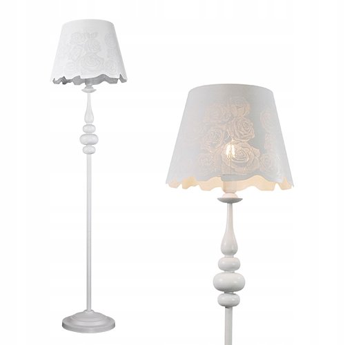 Sanico Goldlux FABRIZIA E27 lampa podłogowa biała IP20 - 310439-Zdjęcie-0