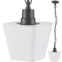 Sanico Goldlux GIZA E27 lampa ogrodowa wisząca czarna IP44 - 312242