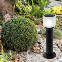 Sanico Goldlux lampa ogrodowa stojąca słupek MADRID 40 E27 czarna IP44 - 331403