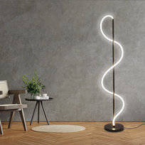 Sanico Goldlux lampa podłogowa EMMA LED 36W czarna 4000K IP20 - 330185