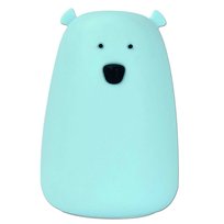 Sanico Goldlux MIŚ TAP TAP LED lampka dekoracyjna z akumulatorem silikonowa niebieska  - 312969