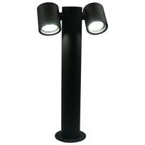Sanico Goldlux PINO 44 2xGU10 lampa ogrodowa stojąca czarna IP44 - 311603
