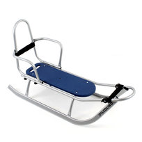 Sanki Metalowe Adbor Piccolino Standard Z Oparciem I Pasami