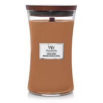 Santal Myrrh - Woodwick - Duża Świeca Z Drewnianym Knotem - 2023
