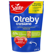 Sante, Otręby owsiane, wysokobłonnikowe premium, 200 g Sante
