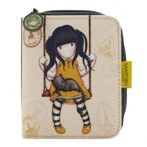 Santoro London, Gorjuss składany portfel, beżowy Santoro London