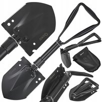 SAPERKA SKŁADANA 5W1 TAKTYCZNA BLACK SURVIVAL SERIES G01902 Geko