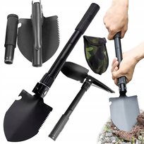 Saperka składana wojskowa XL - łopata, kilof, piła survival 4w1 z etui Renew Force