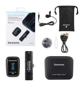 Saramonic Blink500 ProX B3 (RXDi + TX) Zestaw do bezprzewodowej transmisji dźwięku - Saramonic