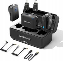 SARAMONIC Blink500B2+ MIKROFON BEZPRZEWODOWY 2 SZTUKI USB C LIGHTNING