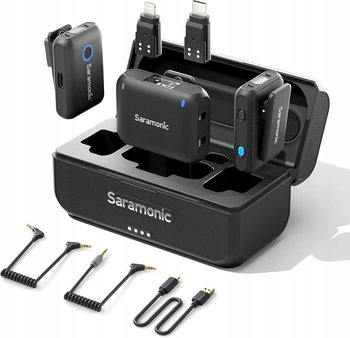 SARAMONIC Blink500B2+ MIKROFON BEZPRZEWODOWY 2 SZTUKI USB C LIGHTNING - Saramonic