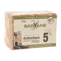 Saryane, mydło w kostce Aleppo 5% oleju laurowego, 200 g