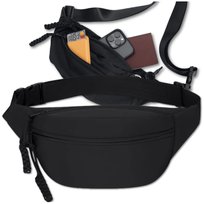 Saszetka Czarna Nerka Biodrowa Na Ramię Biodrówka Męska Damska Torebka Pas