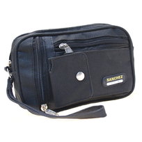 Saszetka męska do ręki nylon Sanchez Casual - czarna - NI-7042S Sanchez Casual