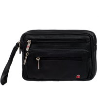 Saszetka Męska Skórzana Dwie Komory Albatross Czarna