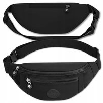 Saszetka Nerka Czarna Na Ramię Męska Damska Torebka Biodrowa Pas Biodrówka