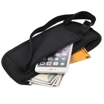 Saszetka Podróżna Na Pieniądze Cienka Dyskretna Travel Money Belt (Czarny) D-pro