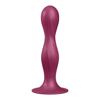 Satisfyer, Double Ball-r, Dildo Z Kulkami Gejszy, Red - Satisfyer