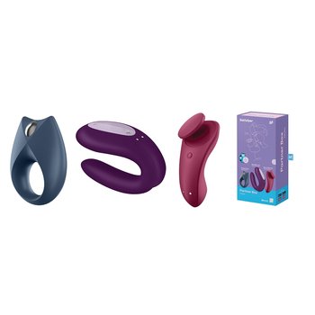 Satisfyer, Partner Box 3, Zestaw wibratorów intymnych, 3 szt. - Satisfyer