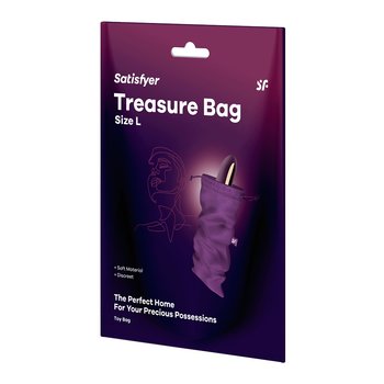 Satisfyer, Treasure Bag, Torba do przechowywania gadżetów L Violet - Satisfyer