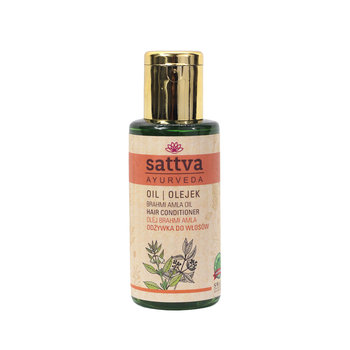Sattva, Ayurveda Brahmi Amla Oil ziołowy olejek do skóry głowy przyspieszający wzrost włosów 100ml - Sattva