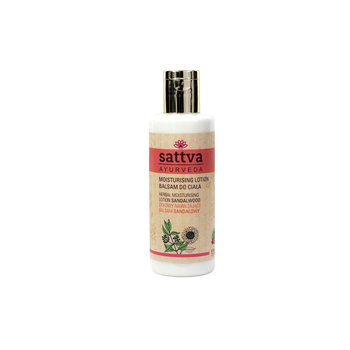 Sattva, balsam do ciała ziołowy nawilżający sandałowy, 210 ml - Sattva