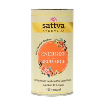 Sattva, Bath Salt, Sól Do Kąpieli, Energize And Recharge, 300g - Sattva