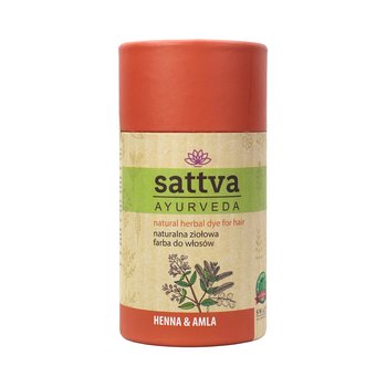 Sattva, Natural Herbal Dye for Hair naturalna ziołowa farba do włosów Henna & Amla 150g - Sattva
