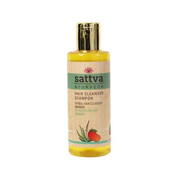 Sattva, nawilżający szampon ziołowy mango, 210 ml - Sattva