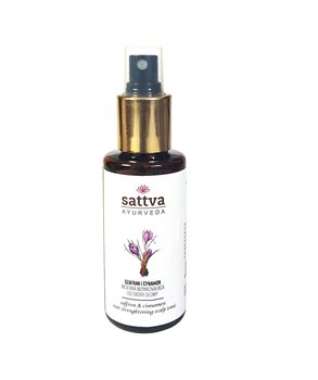 Sattva, Szafran i Cynamon, wcierka wzmacniająca do skóry głowy, 100 ml - Sattva