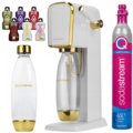 saturator do wody SODASTREAM ART - biało-złoty zestaw z butelką i nabojem Quick Connect Bolero bez cukru - SodaStream