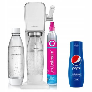 Saturator do wody SODASTREAM ART Biały + syrop Pepsi - SodaStream