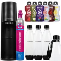 Saturator do wody SODASTREAM Terra - czarny gazowanie napojów butelki Quick Connect saszetki bez cukru