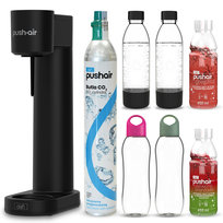 Saturator PushAir Dafi+ nabój CO2 + 2xButelka 0,7+ 2xBidon + 2xSuplement