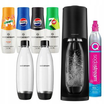 Saturator Sodastream Terra 2 Butelki 4X Syrop 440 Ml Pepsi, Pepsi Max, 7Up - SodaStream