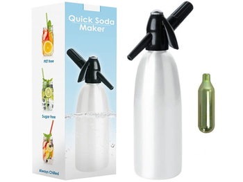 Saturator syfon do wody QUICK SODA 1 l + nabój SA-01B - Art