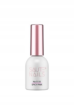 Saute Nails, Lakier hybrydowy S135 Spicy Pink - Saute Nails