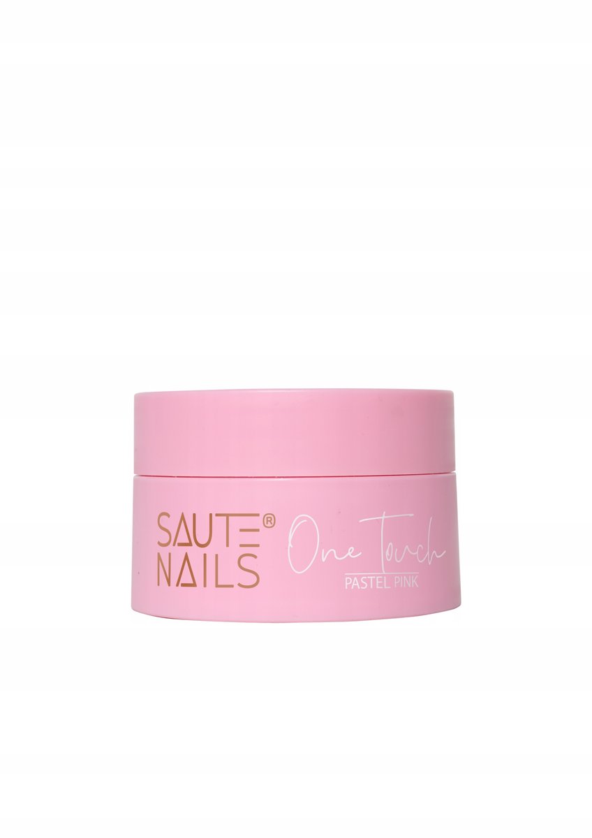 Фото - Косметика та засоби для манікюру ZEL Saute Nails, Żel UV One Touch Pastel Pink, 30 g 