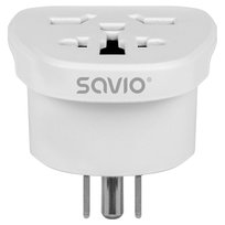 SAVIO ADAPTER PODRÓŻNY GNIAZDO GLOBALNE - WTYK US AP-07 SAVIO